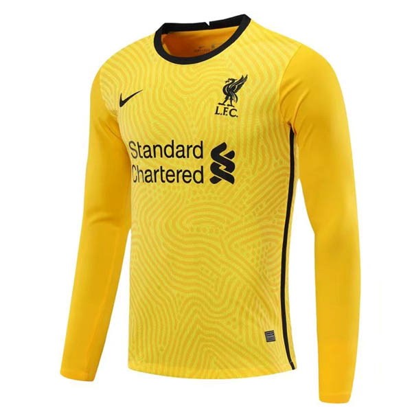 Thailande Maillot Football Liverpool Exterieur ML Gardien 2020-21 Noir